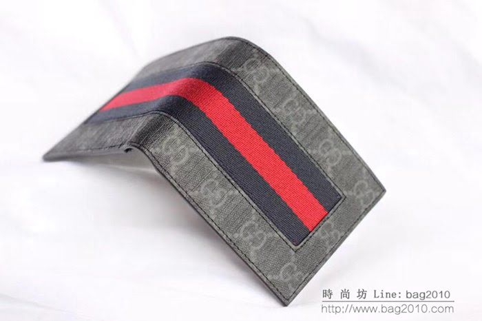 GUCCI古馳 錢包 實物拍攝 原廠材料 男士短錢夾 408827   ydgq3249
